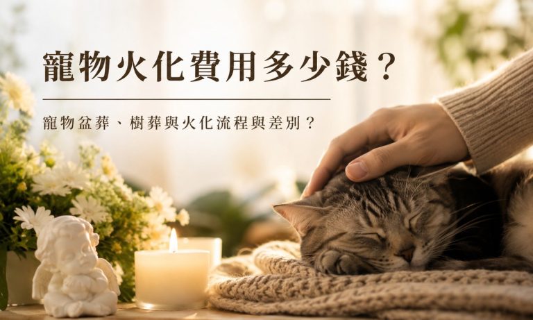 寵物火化費用多少錢？寵物盆葬、樹葬與火化流程與差別？