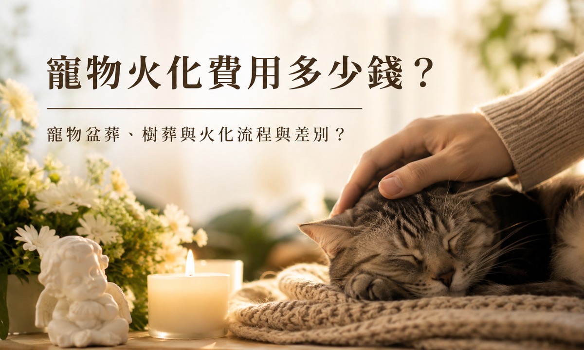 寵物火化費用多少錢？寵物盆葬、樹葬與火化流程與差別？