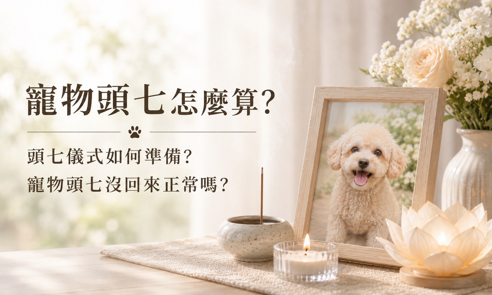 寵物頭七怎麼算?頭七儀式如何準備?寵物頭七沒回來正常嗎?