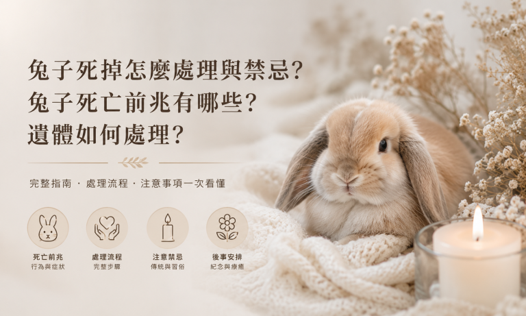 兔子死掉怎麼處理與禁忌?兔子死亡前兆有哪些?遺體如何處理?